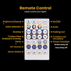 Funkisto Smart LED Neon Light | Remote & App controlled | For Aesthetic, Festive vibes, diwali decor