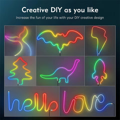 Funkisto Smart LED Neon Light | Remote & App controlled | For Aesthetic, Festive vibes, diwali decor