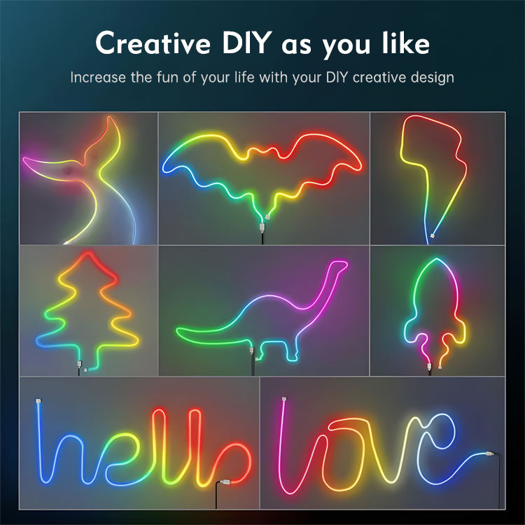 Funkisto Smart LED Neon Light | Remote & App controlled | For Aesthetic, Festive vibes, diwali decor